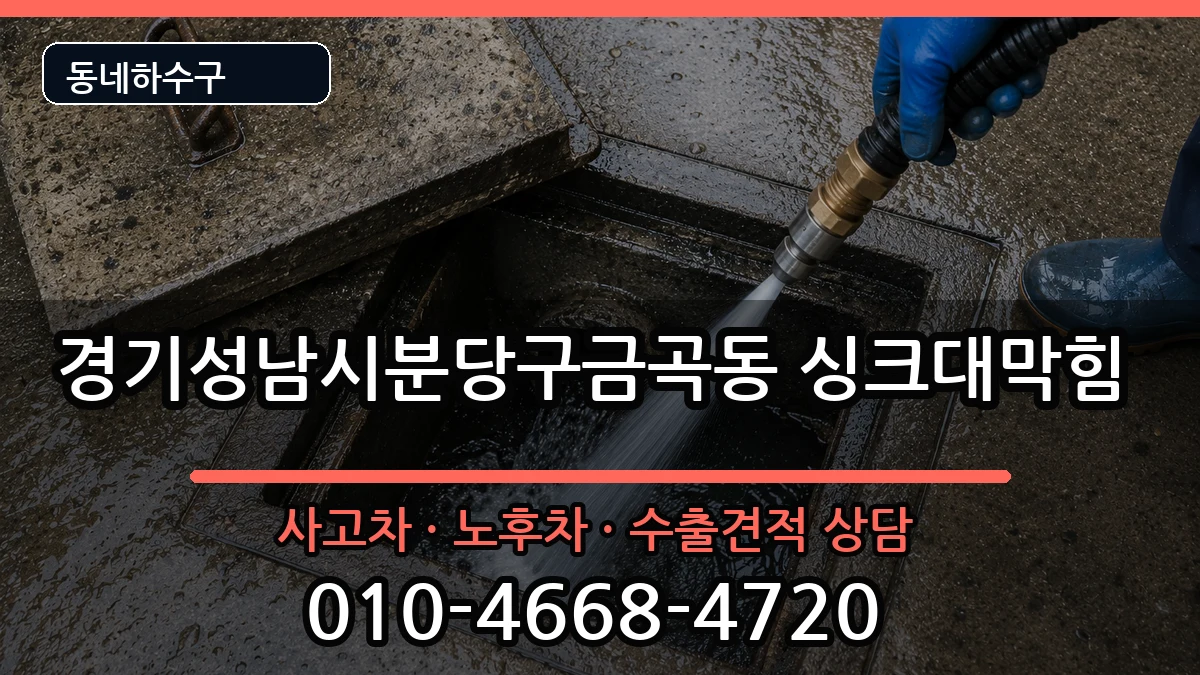 경기성남시분당구금곡동 싱크대막힘 경기성남시분당구금곡동 싱크대막힘 증상 처리 안내 이미지 2