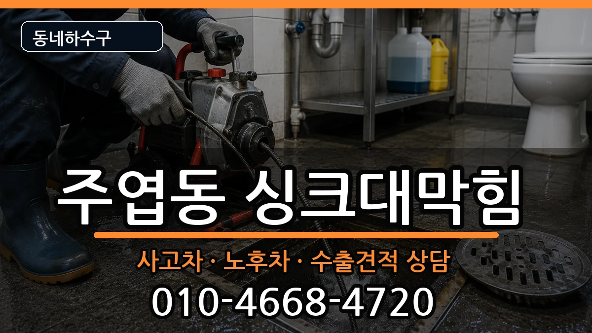 경기고양시일산서구주엽동 싱크대막힘 증상 처리 안내 이미지 2