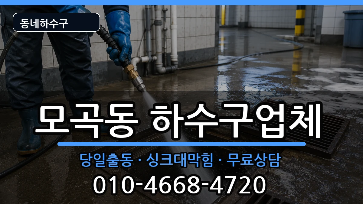 경기평택시모곡동  하수구막힘 지역형
