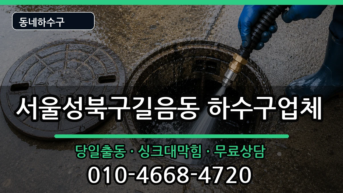 서울성북구길음동 하수구막힘 서울성북구길음동 하수구막힘 증상 처리 안내 이미지 3