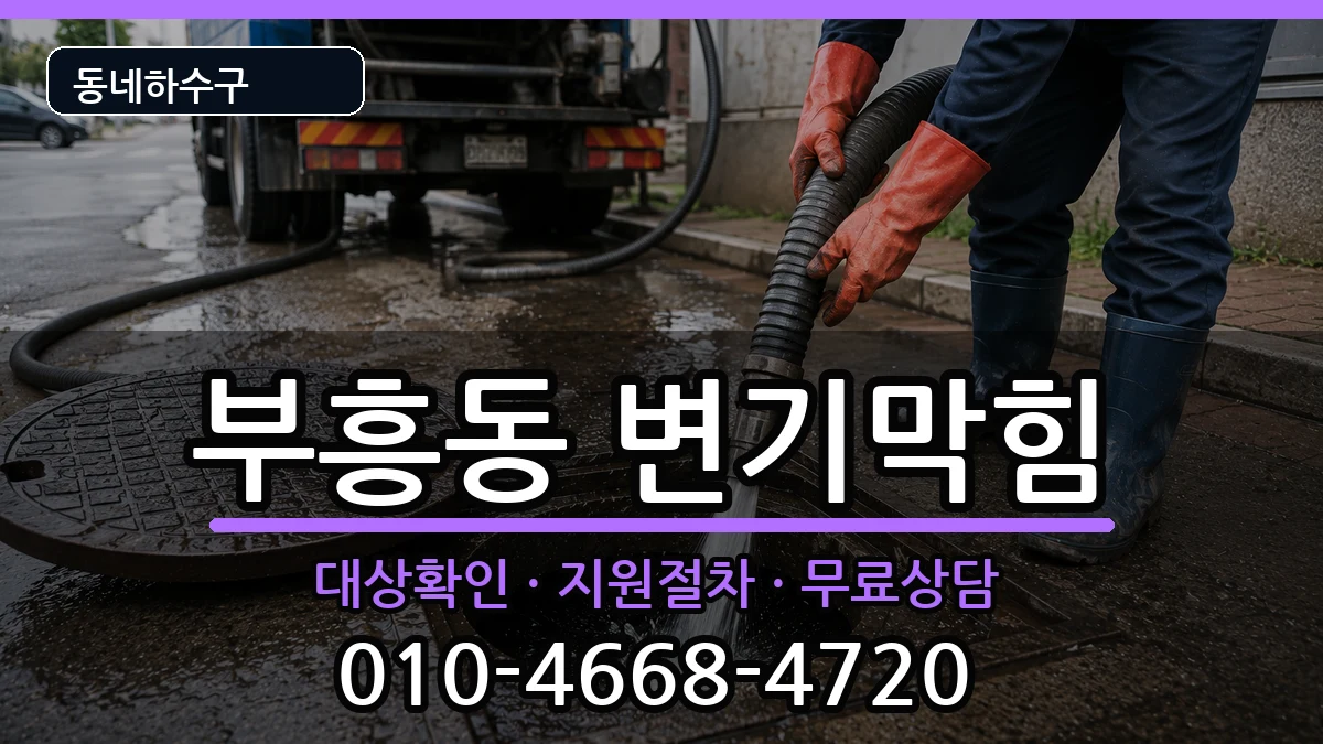 경기안양시동안구부흥동 변기막힘 증상 처리 안내 이미지 3