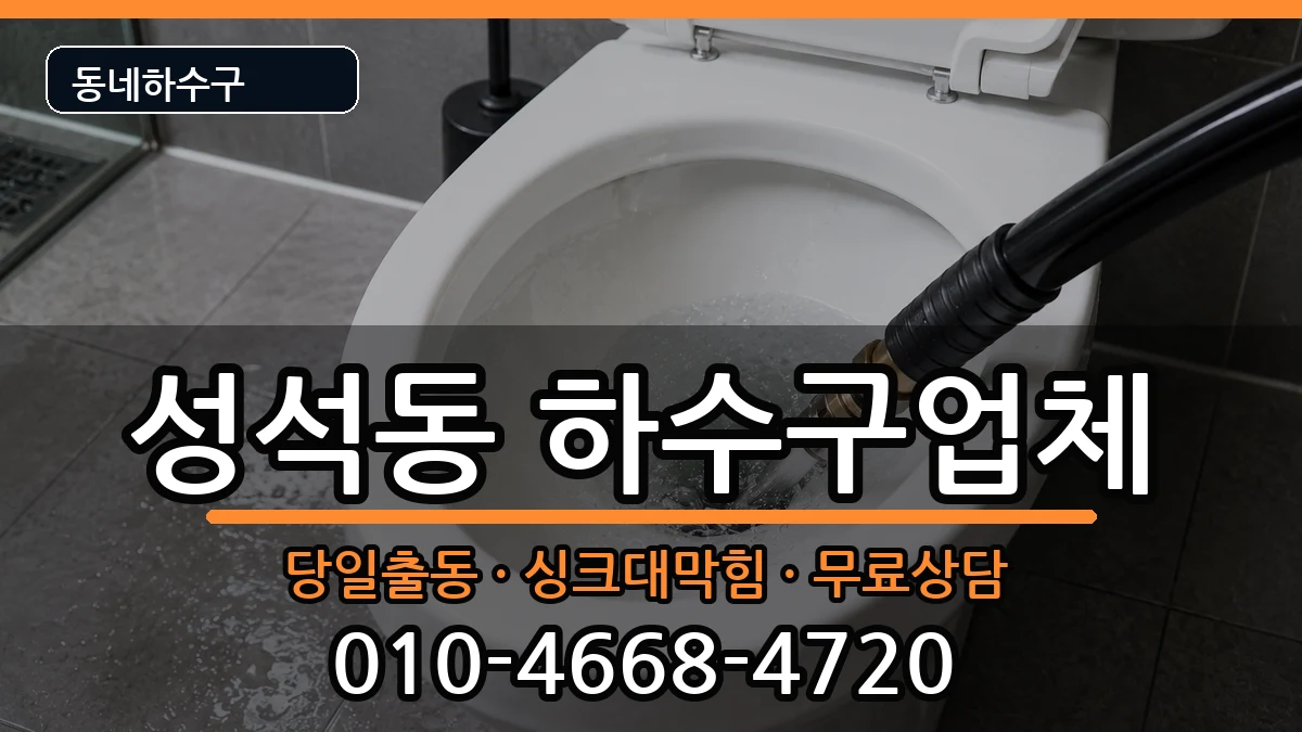 경기고양시일산동구성석동 하수구막힘 경기고양시일산동구성석동 하수구막힘 증상 처리 안내 이미지 1