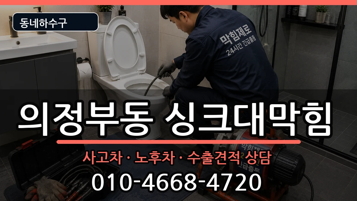 경기의정부시의정부동 싱크대막힘 경기의정부시의정부동 싱크대막힘 증상 처리 안내 이미지 3