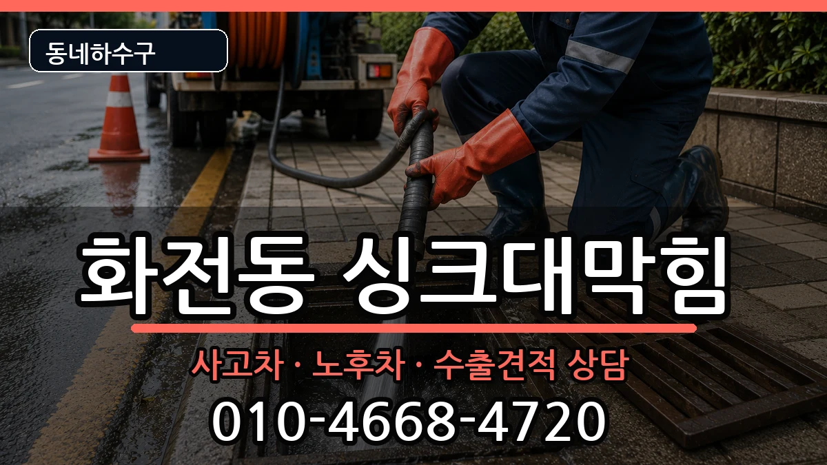 경기고양시덕양구화전동 싱크대막힘 증상 처리 안내 이미지 1