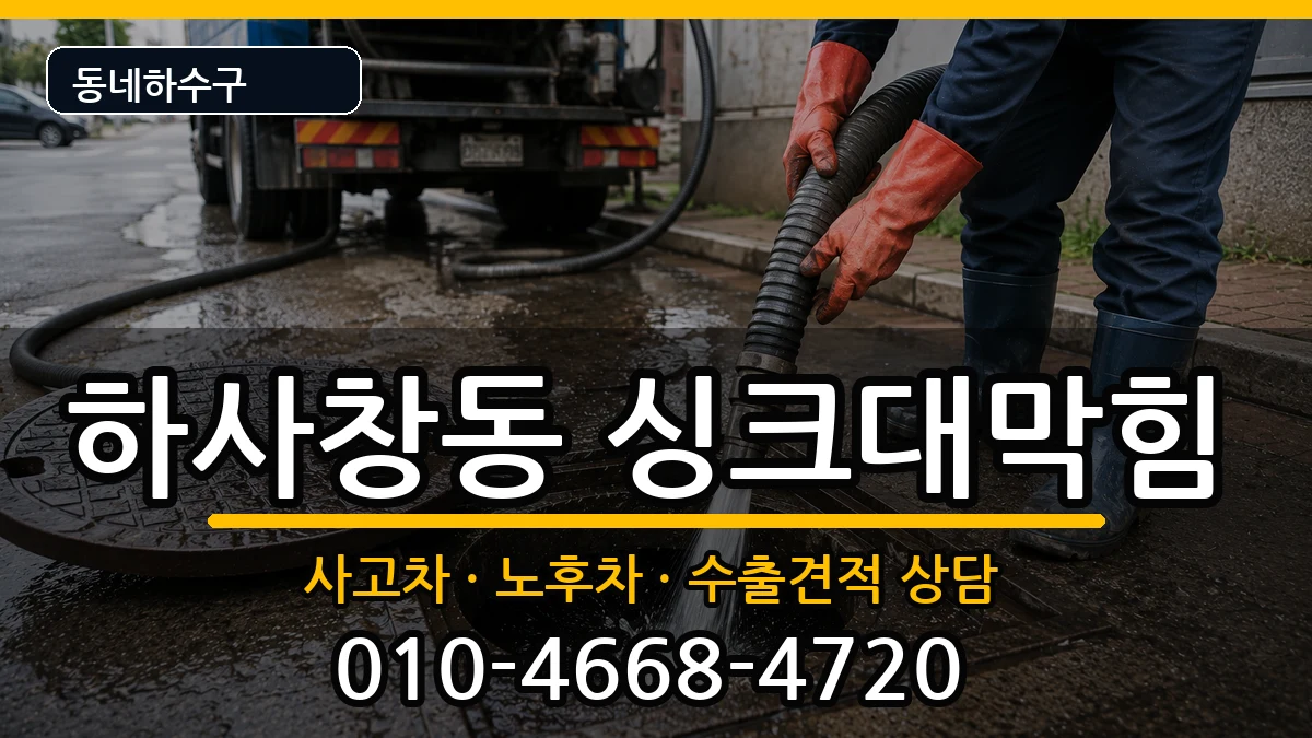 경기하남시하사창동 싱크대막힘 증상 처리 안내 이미지 2