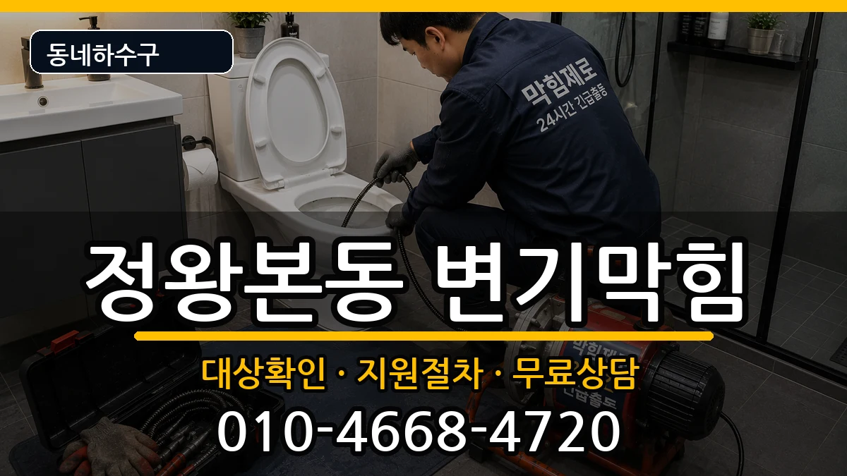 경기시흥시정왕본동 변기막힘 경기시흥시정왕본동 변기막힘 증상 처리 안내 이미지 2