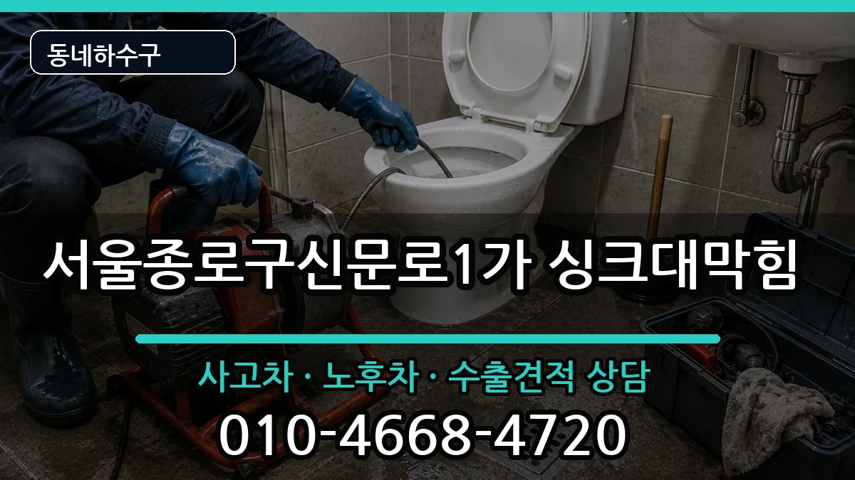 서울종로구신문로1가 싱크대막힘 서울종로구신문로1가 싱크대막힘 증상 처리 안내 이미지 2