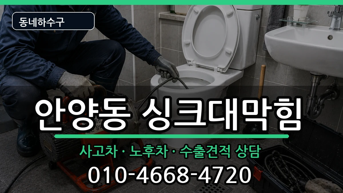 경기안양시만안구안양동 싱크대막힘 경기안양시만안구안양동 싱크대막힘 증상 처리 안내 이미지 3