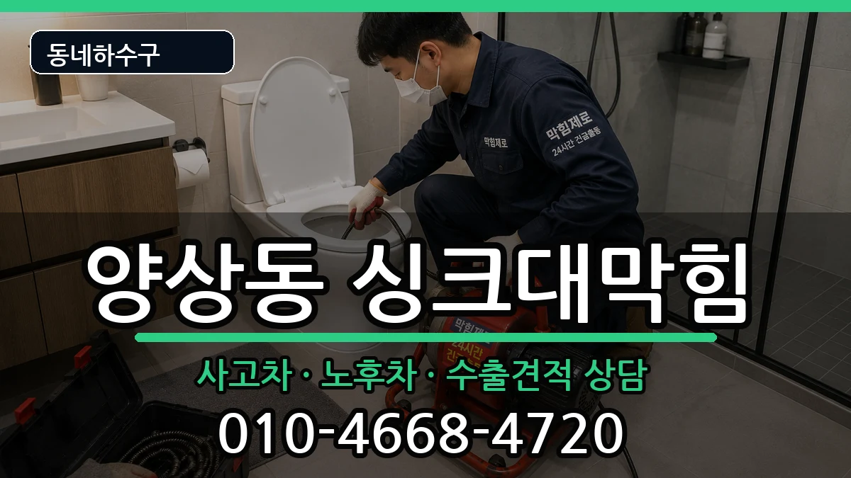 경기안산시상록구양상동 싱크대막힘 경기안산시상록구양상동 싱크대막힘 증상 처리 안내 이미지 1