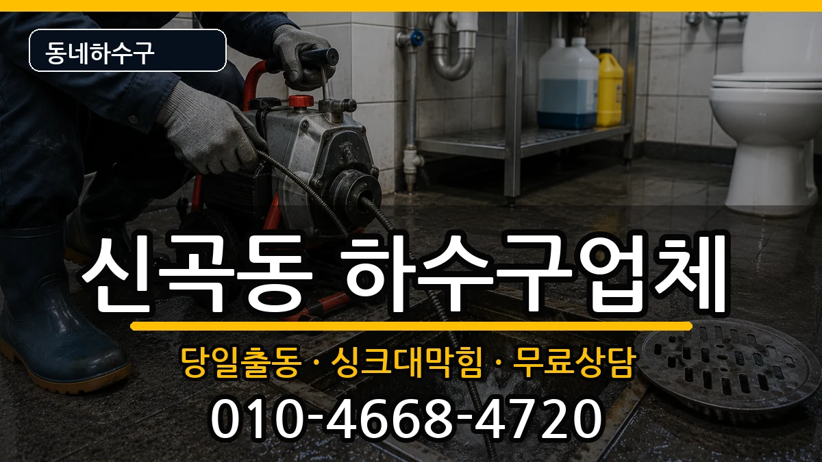 경기의정부시신곡동 하수구막힘 경기의정부시신곡동 하수구막힘 증상 처리 안내 이미지 2