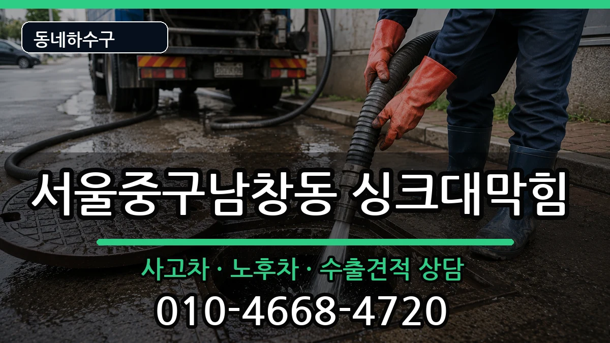 서울중구남창동 싱크대막힘 서울중구남창동 싱크대막힘 증상 처리 안내 이미지 2