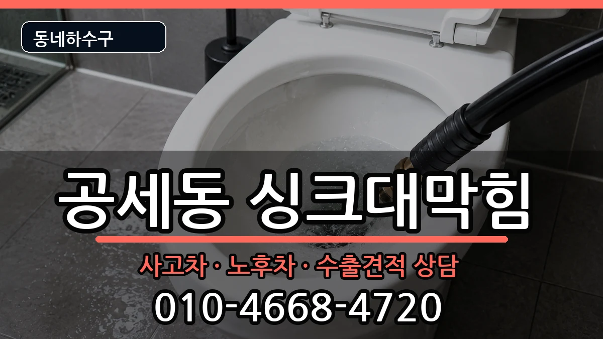경기용인시기흥구공세동 싱크대막힘 증상 처리 안내 이미지 2