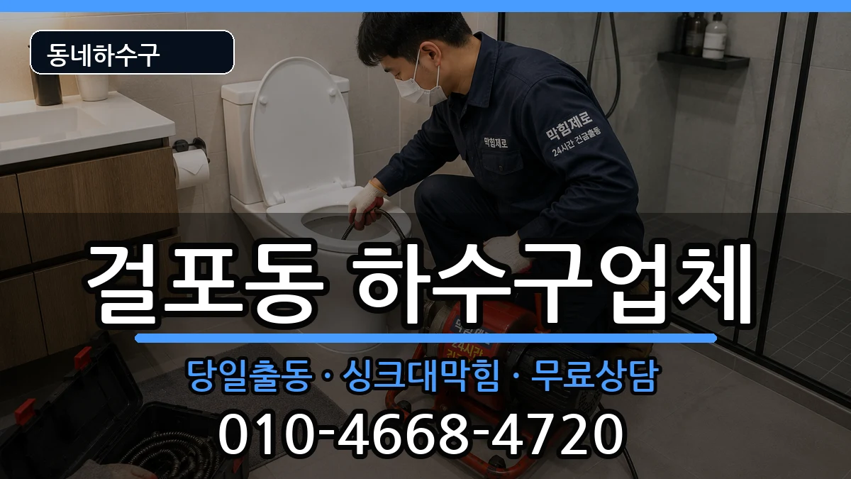 경기김포시걸포동 하수구막힘 경기김포시걸포동 하수구막힘 증상 처리 안내 이미지 3