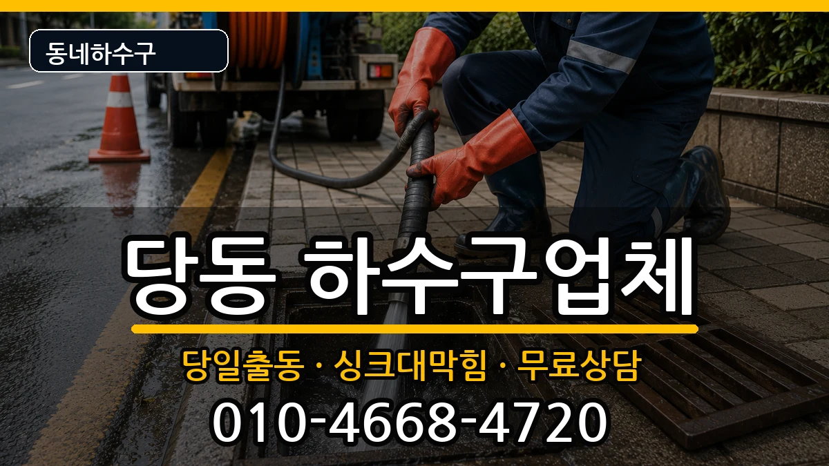 경기군포시당동 하수구막힘 경기군포시당동 하수구막힘 증상 처리 안내 이미지 1