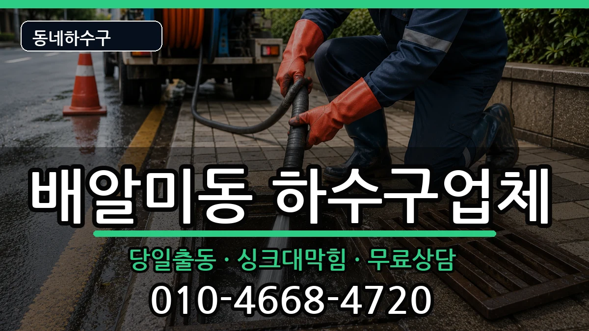 경기하남시배알미동 하수구막힘 경기하남시배알미동 하수구막힘 증상 처리 안내 이미지 2