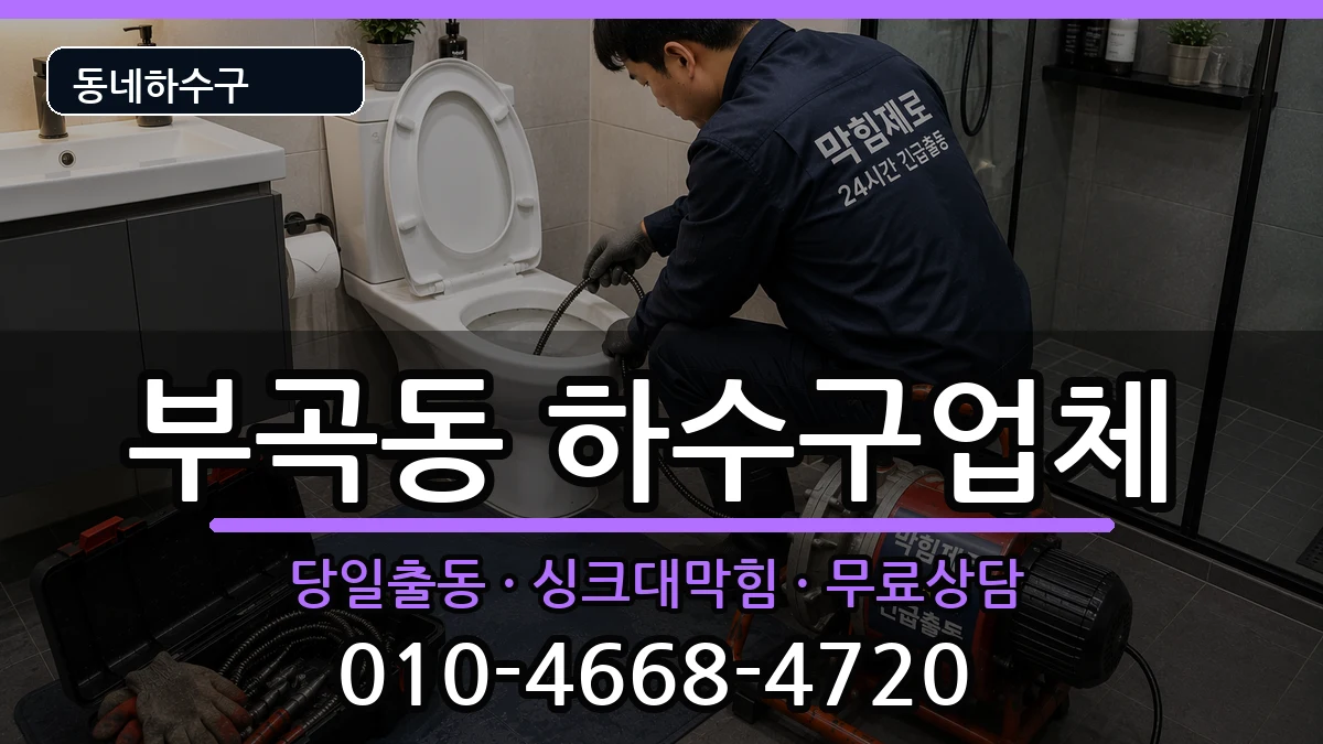 경기군포시부곡동 하수구막힘 경기군포시부곡동 하수구막힘 증상 처리 안내 이미지 2
