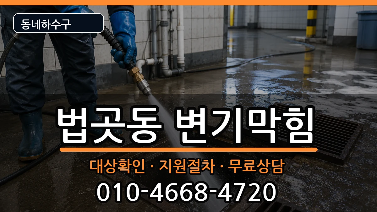 경기고양시일산서구법곳동 변기막힘 경기고양시일산서구법곳동 변기막힘 증상 처리 안내 이미지 1