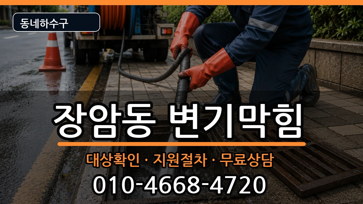 경기의정부시장암동 변기막힘 증상 처리 안내 이미지 1