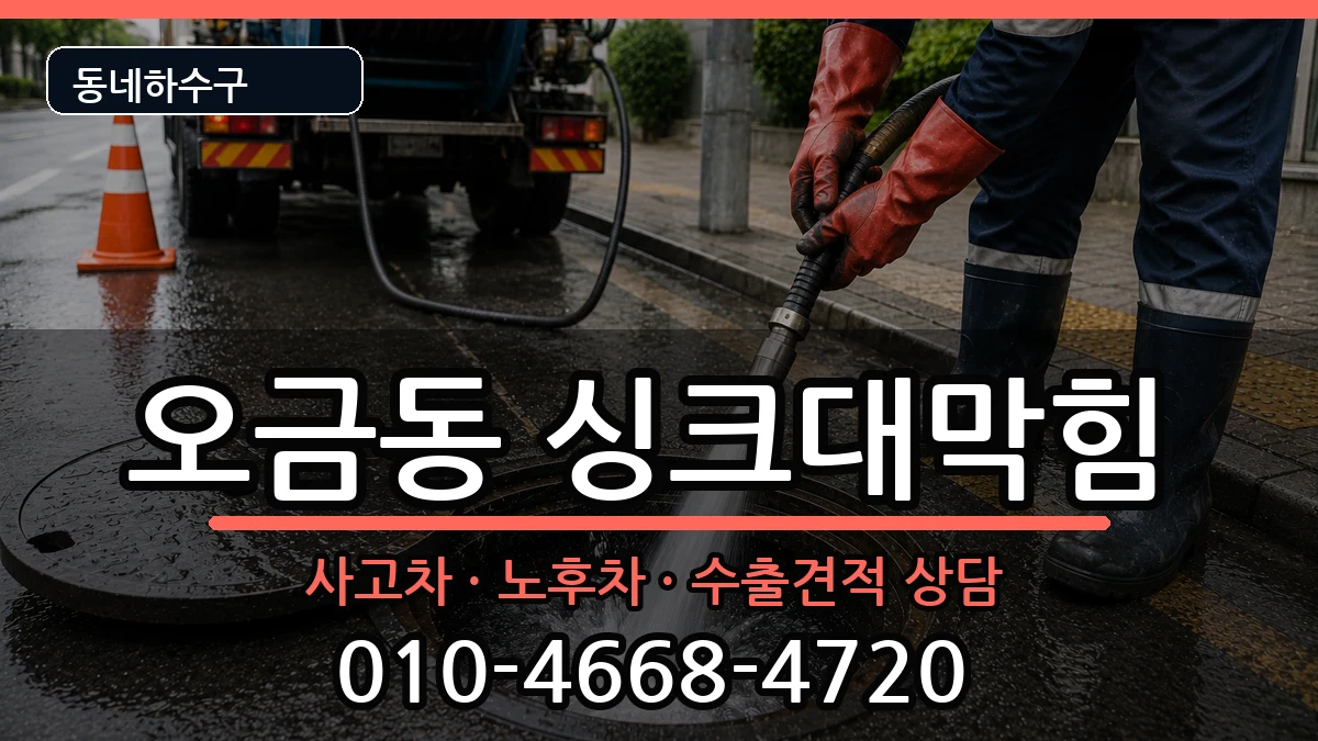 경기군포시오금동 싱크대막힘 경기군포시오금동 싱크대막힘 증상 처리 안내 이미지 1