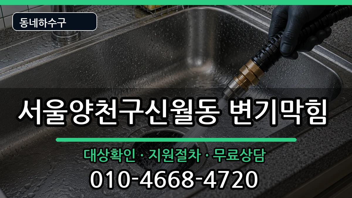 서울양천구신월동 변기막힘 서울양천구신월동 변기막힘 증상 처리 안내 이미지 3