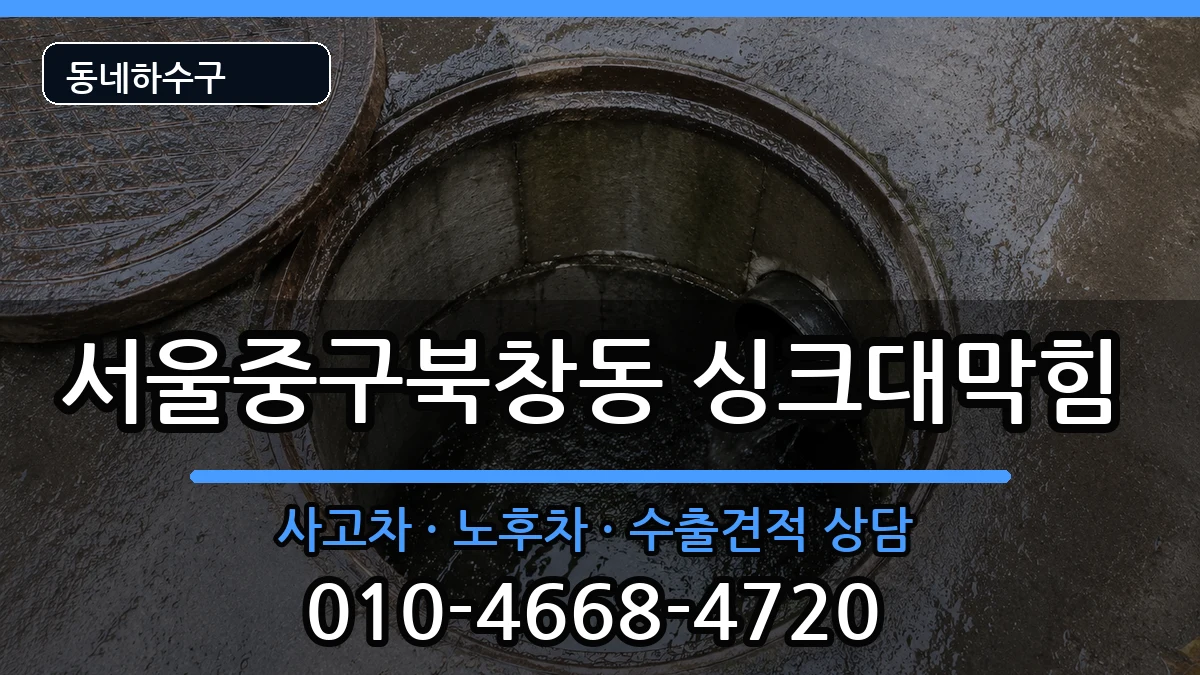 서울중구북창동 싱크대막힘 서울중구북창동 싱크대막힘 증상 처리 안내 이미지 1