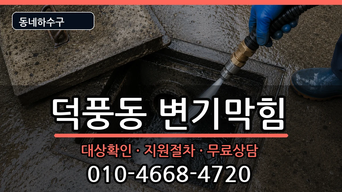 경기하남시덕풍동 변기막힘 증상 처리 안내 이미지 2