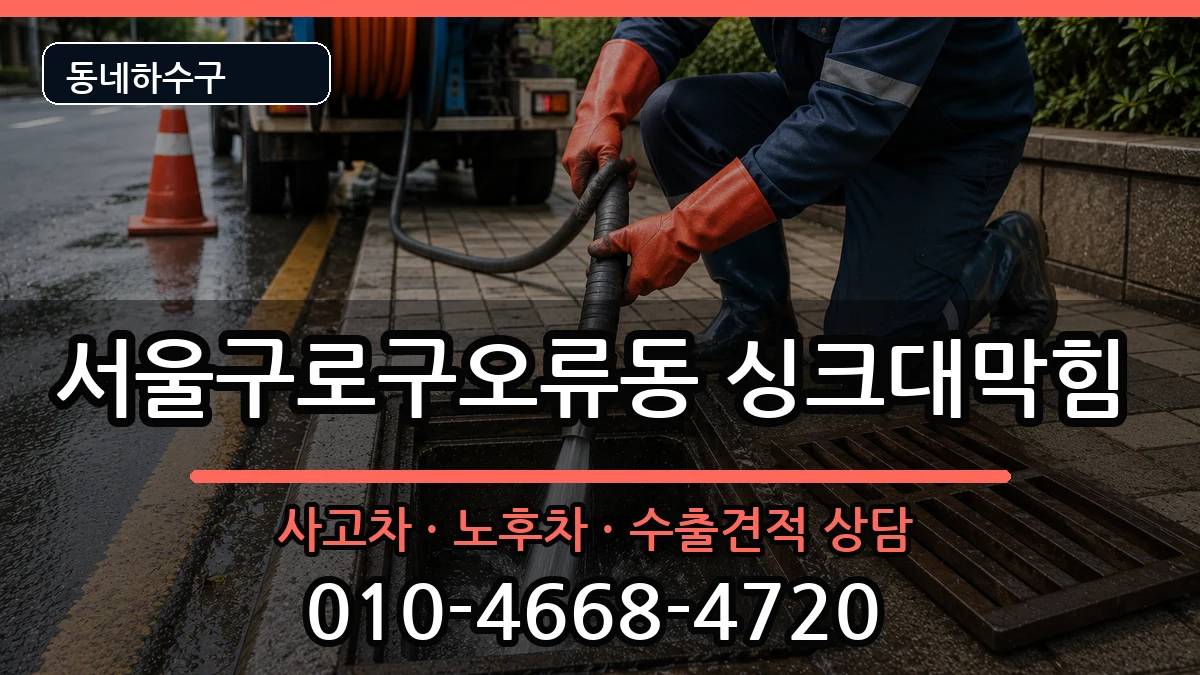 서울구로구오류동 싱크대막힘 서울구로구오류동 싱크대막힘 증상 처리 안내 이미지 1