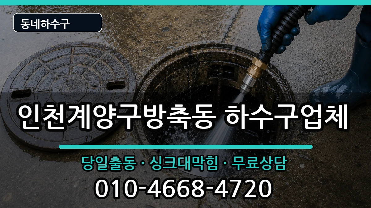 인천계양구방축동 하수구막힘 인천계양구방축동 하수구막힘 증상 처리 안내 이미지 2
