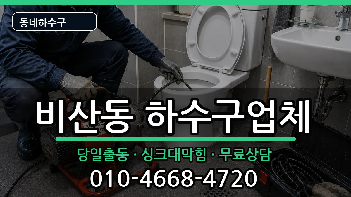 경기안양시동안구비산동 하수구막힘 경기안양시동안구비산동 하수구막힘 증상 처리 안내 이미지 1