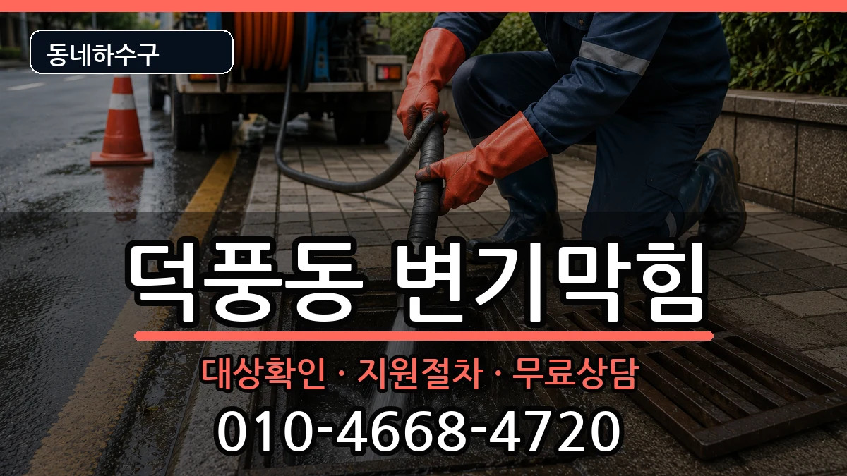 경기하남시덕풍동 변기막힘 증상 처리 안내 이미지 1