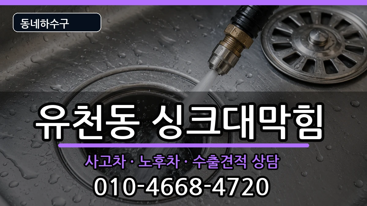 경기평택시유천동 싱크대막힘 경기평택시유천동 싱크대막힘 증상 처리 안내 이미지 2