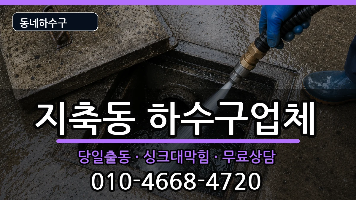경기고양시덕양구지축동 하수구막힘 경기고양시덕양구지축동 하수구막힘 증상 처리 안내 이미지 3