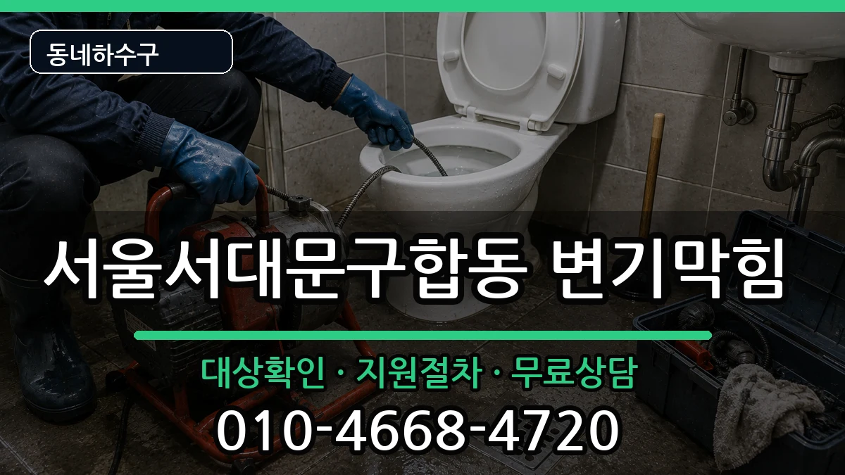 서울서대문구합동 변기막힘 서울서대문구합동 변기막힘 증상 처리 안내 이미지 1