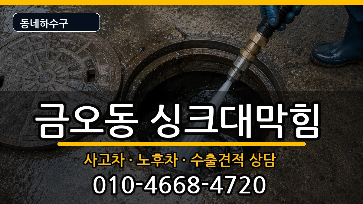 경기의정부시금오동 싱크대막힘 경기의정부시금오동 싱크대막힘 증상 처리 안내 이미지 1