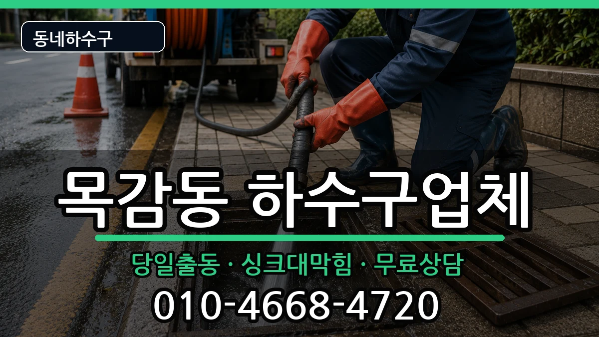 경기시흥시목감동  하수구막힘 질문형