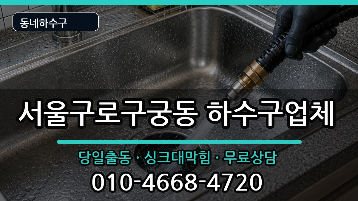 서울구로구궁동 하수구막힘 서울구로구궁동 하수구막힘 증상 처리 안내 이미지 2