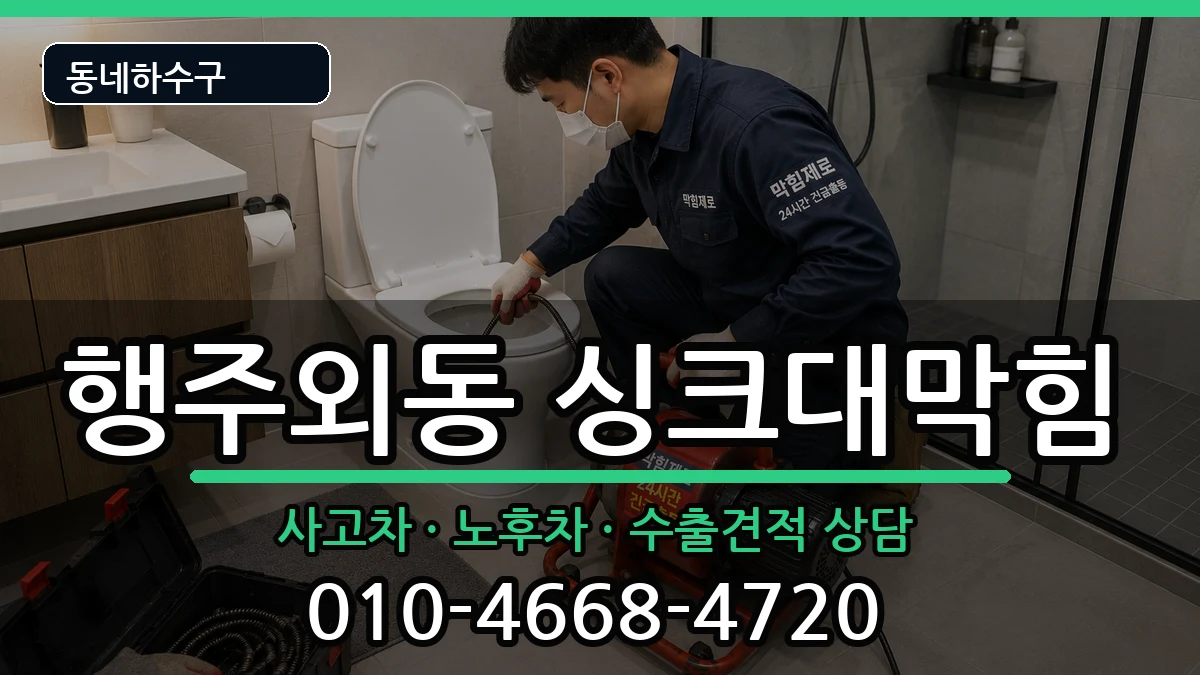 경기고양시덕양구행주외동 싱크대막힘 경기고양시덕양구행주외동 싱크대막힘 증상 처리 안내 이미지 3