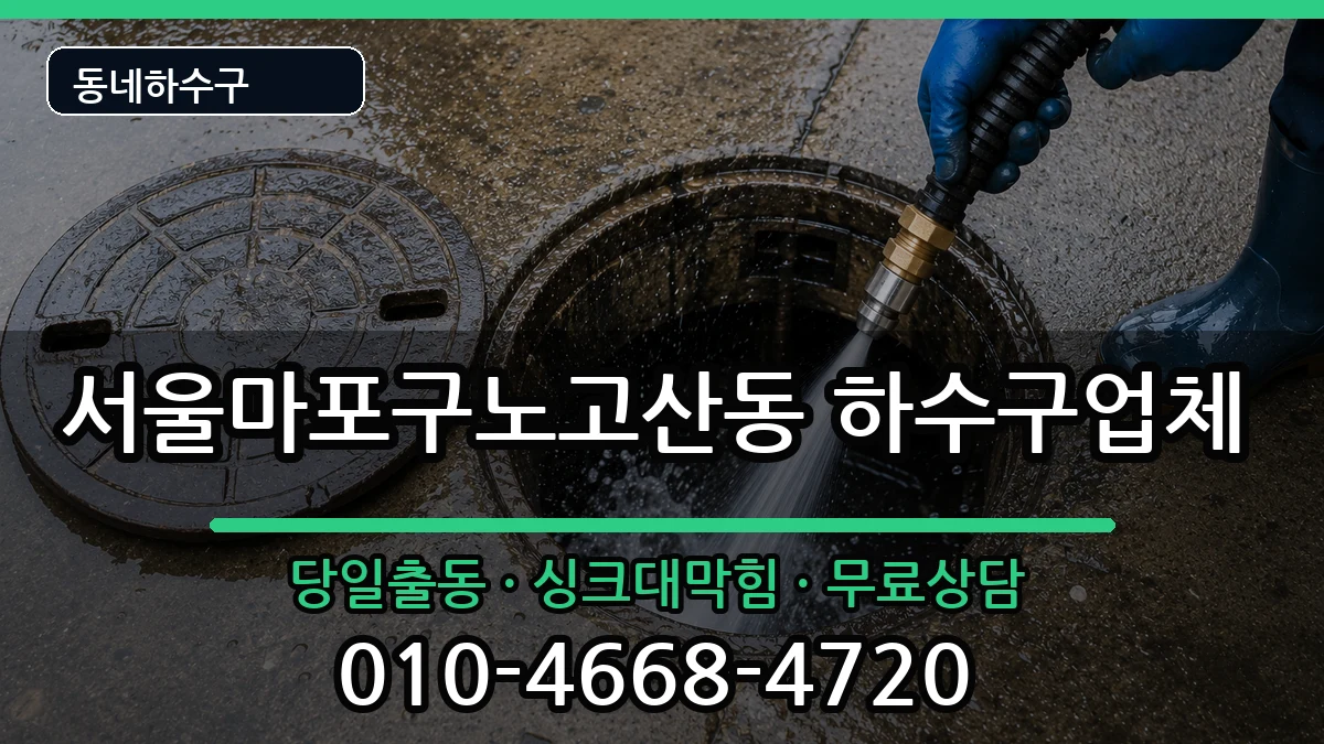 서울마포구노고산동 하수구막힘 서울마포구노고산동 하수구막힘 증상 처리 안내 이미지 2