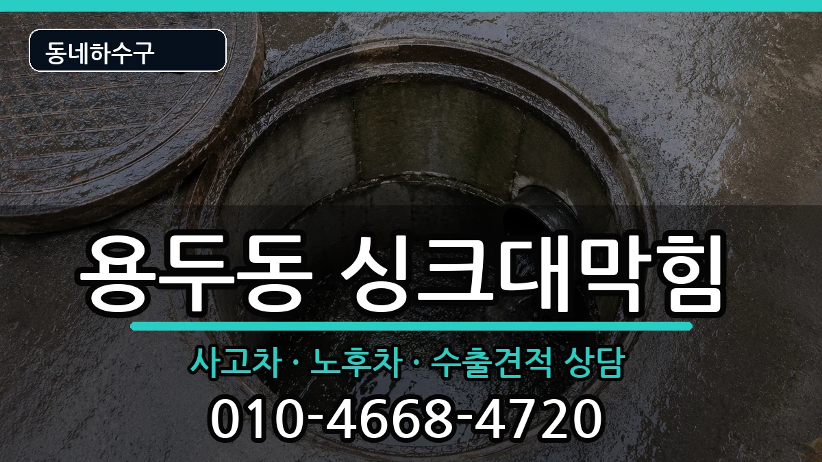 경기고양시덕양구용두동 싱크대막힘 증상 처리 안내 이미지 2