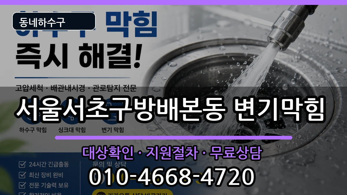 서울서초구방배본동 변기막힘 서울서초구방배본동 변기막힘 증상 처리 안내 이미지 3