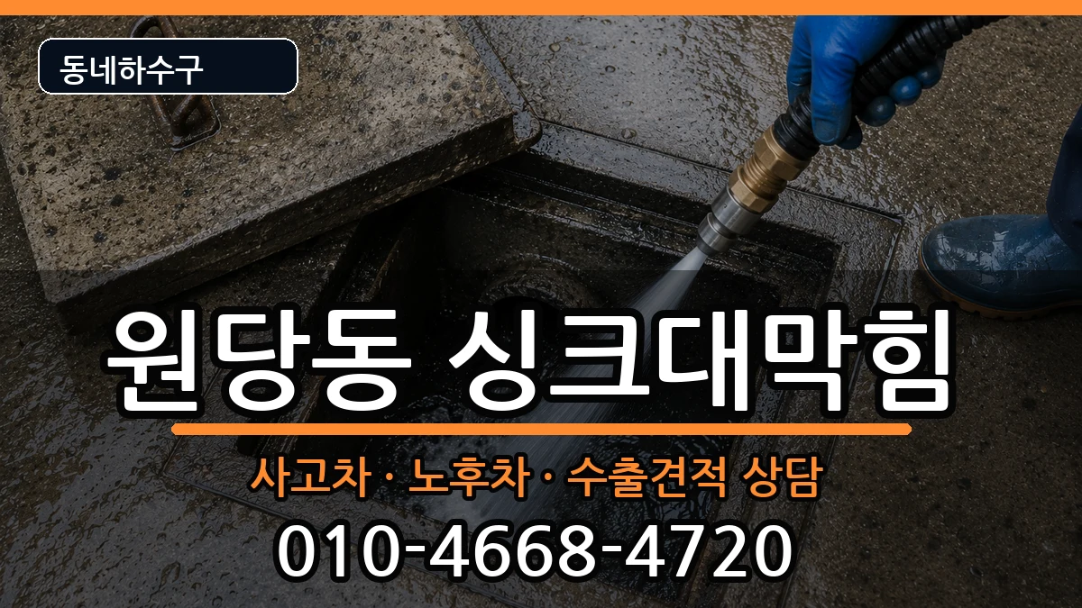 경기고양시덕양구원당동 싱크대막힘 증상 처리 안내 이미지 2