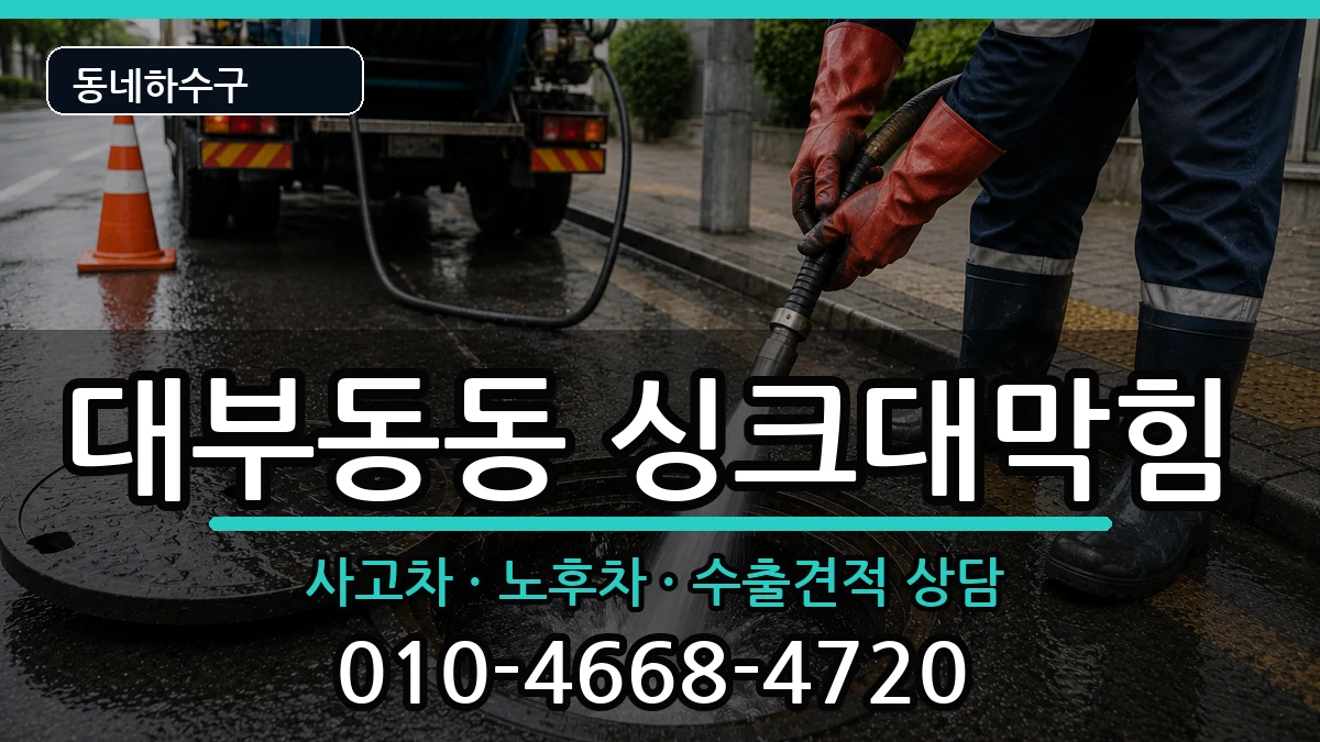 경기안산시단원구대부동동 싱크대막힘 경기안산시단원구대부동동 싱크대막힘 증상 처리 안내 이미지 2