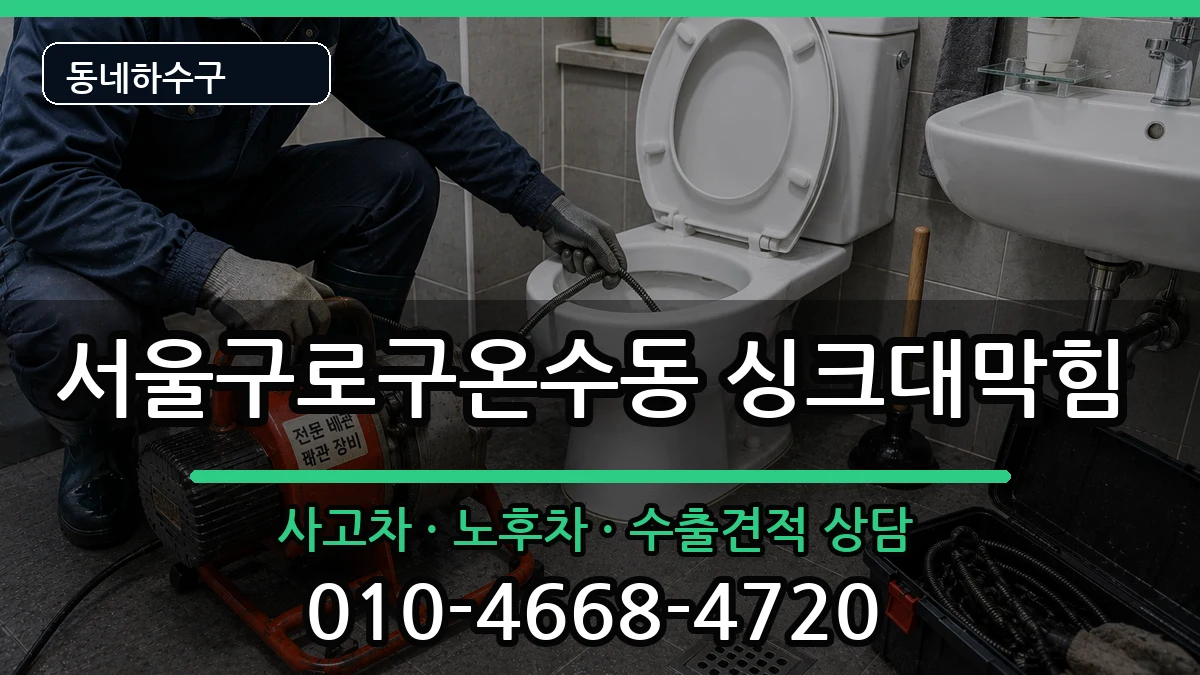 서울구로구온수동 싱크대막힘 서울구로구온수동 싱크대막힘 증상 처리 안내 이미지 2
