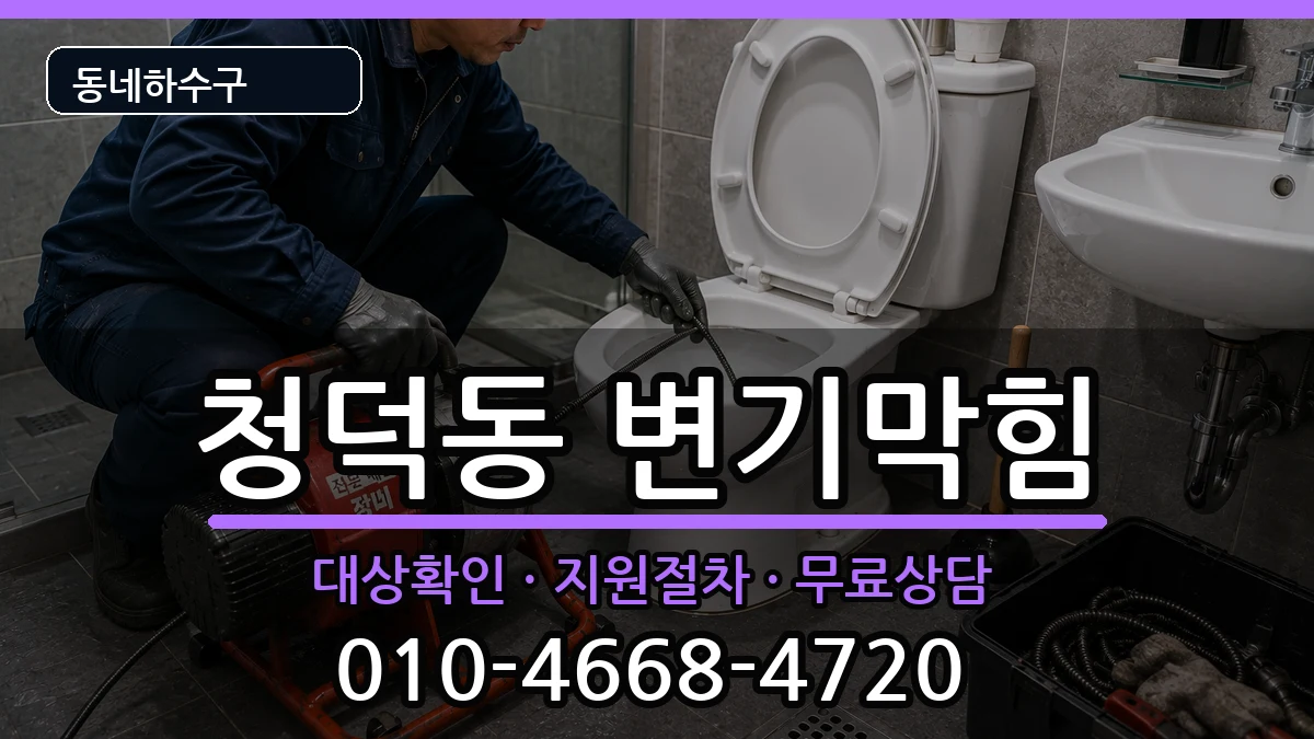 경기용인시기흥구청덕동 변기막힘 경기용인시기흥구청덕동 변기막힘 증상 처리 안내 이미지 3