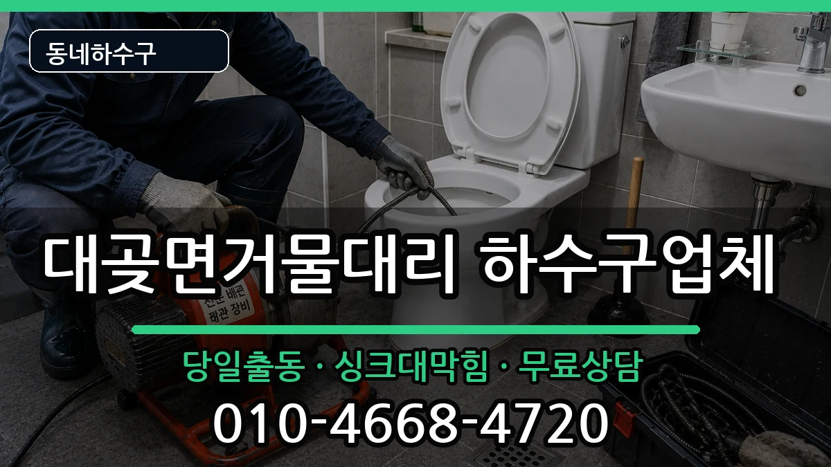 경기김포시대곶면거물대리 하수구막힘 경기김포시대곶면거물대리 하수구막힘 증상 처리 안내 이미지 3
