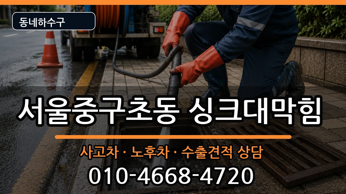 서울중구초동 싱크대막힘 서울중구초동 싱크대막힘 증상 처리 안내 이미지 3