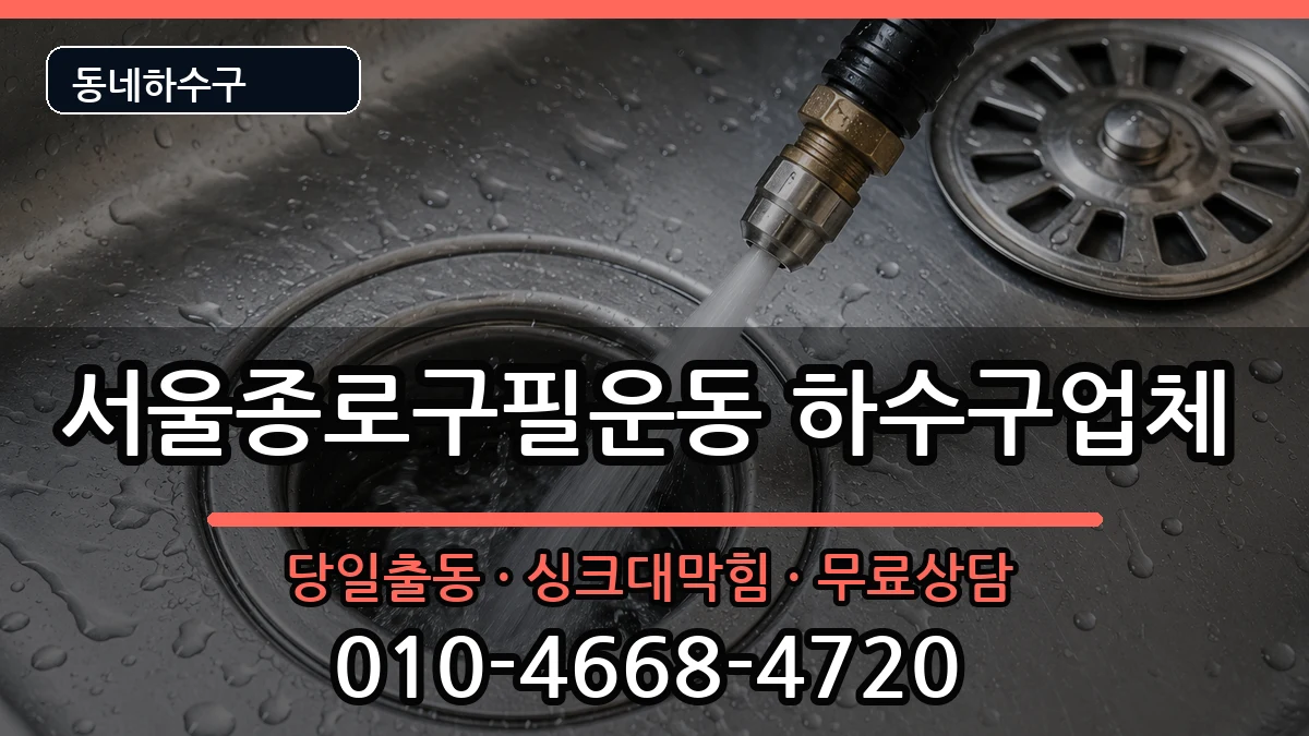 서울종로구필운동 하수구막힘 서울종로구필운동 하수구막힘 증상 처리 안내 이미지 2