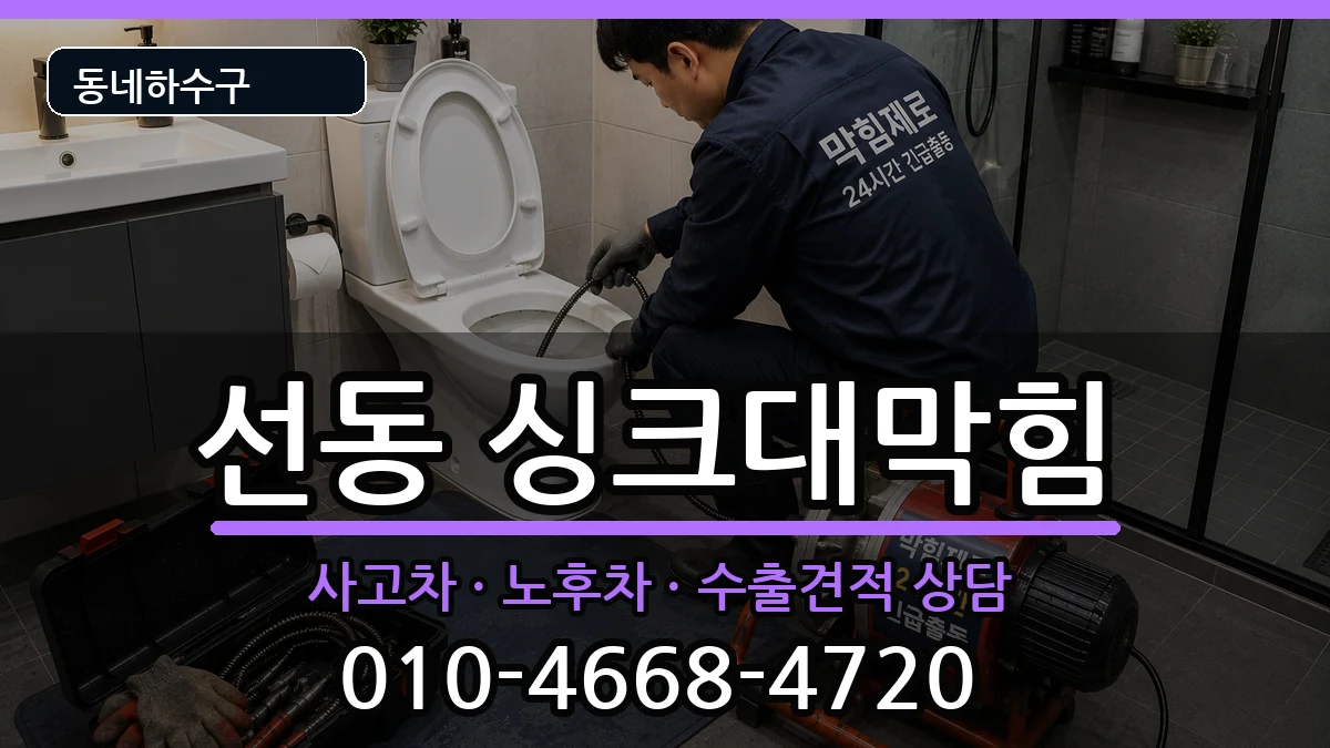 경기하남시선동 싱크대막힘 경기하남시선동 싱크대막힘 증상 처리 안내 이미지 2