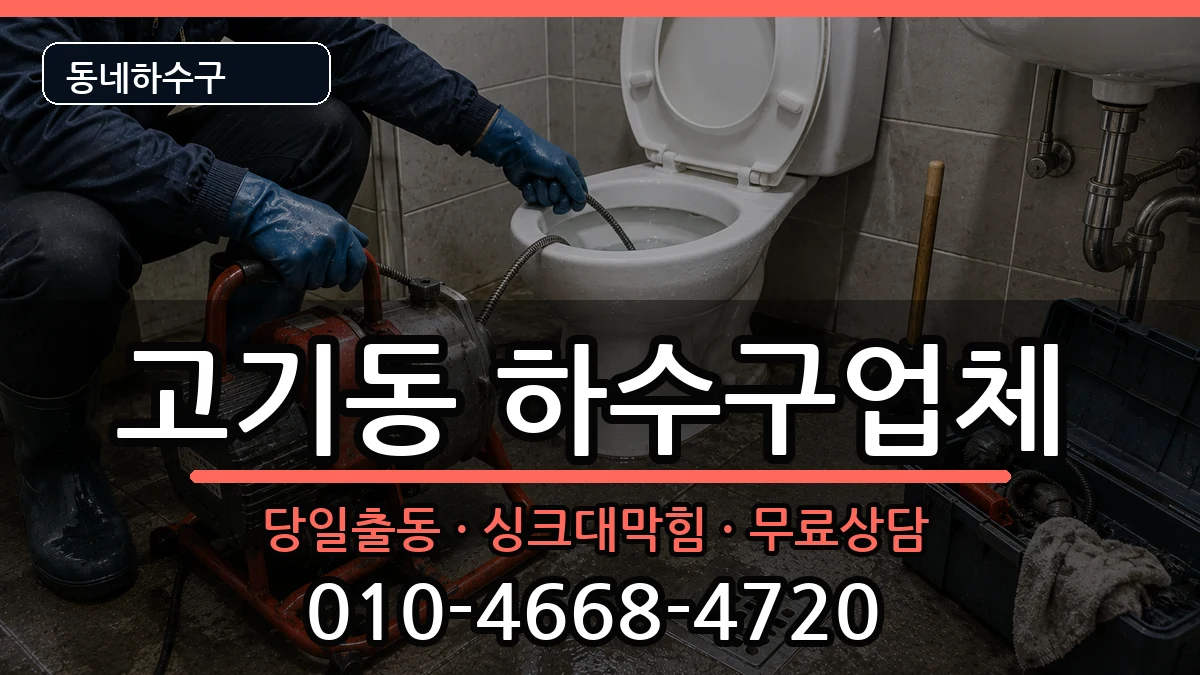 경기용인시수지구고기동 하수구막힘 증상 처리 안내 이미지 1