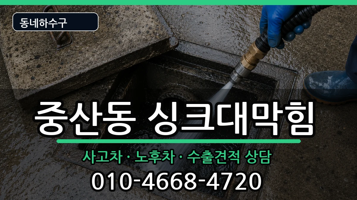 경기고양시일산동구중산동 싱크대막힘 경기고양시일산동구중산동 싱크대막힘 증상 처리 안내 이미지 1